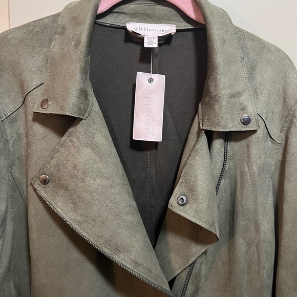 NWT Gorgeous Green Philosophy Coat XL - Picture 4 of 7